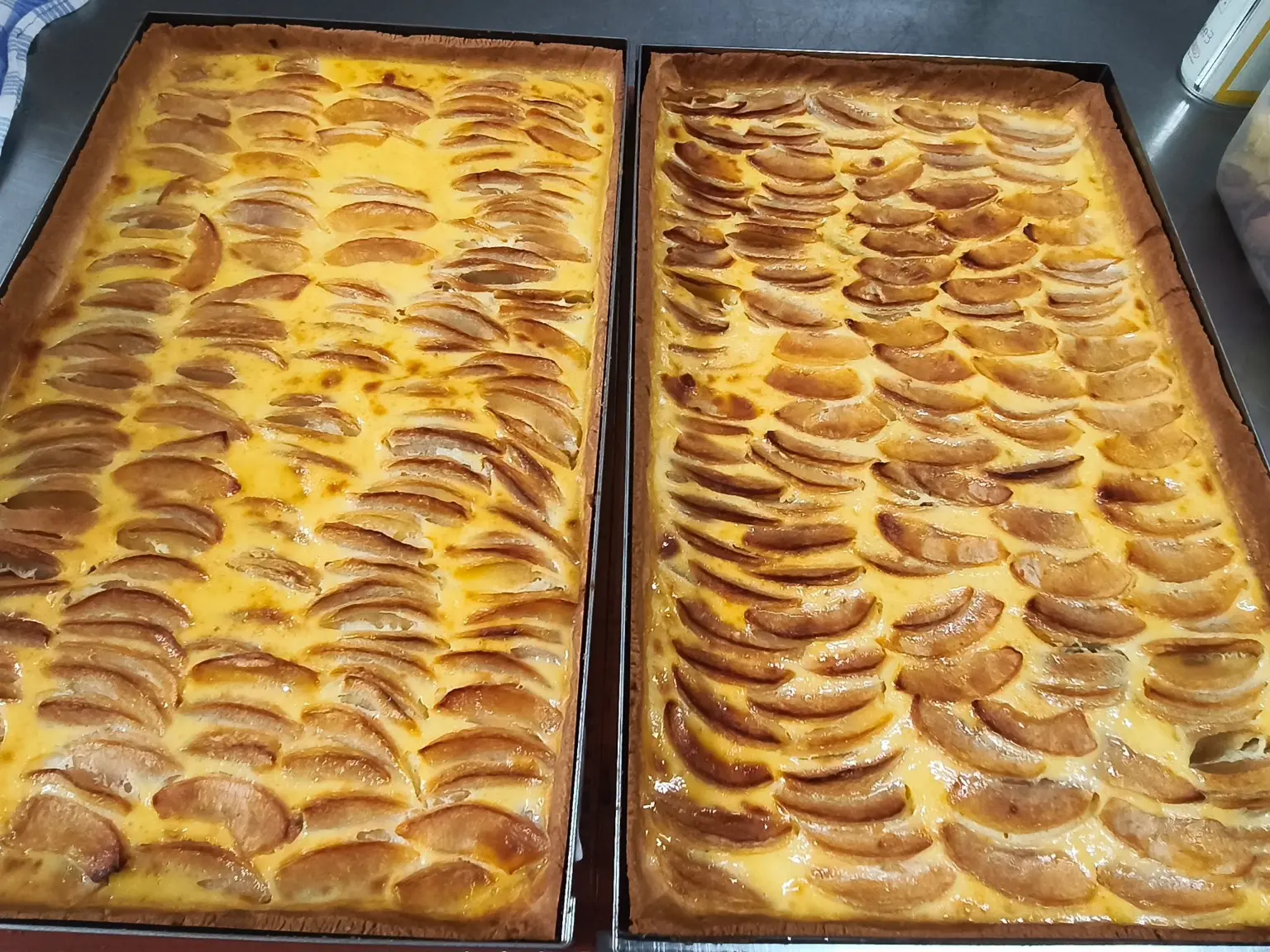 Grandes tartes aux pommes maison